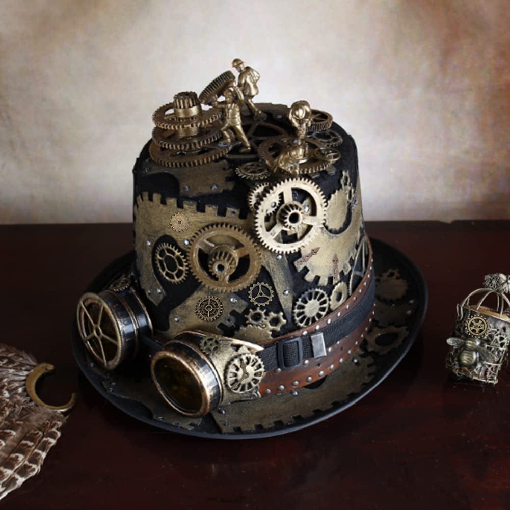 Bigotters 200 Gram Antique Steampunk Gear,Mix Steampunk Wheel Alloy Gear Pendants Charms for Crafting Jewelry Making