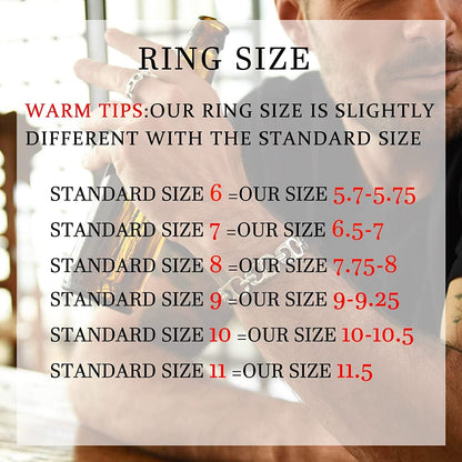 Black Stainless Steel Rings for Men, Fashion Wedding Promise Male Band Rings Set, Simple Cool Spinner Anxiety Rings Pack for Men Women Size 6-11.