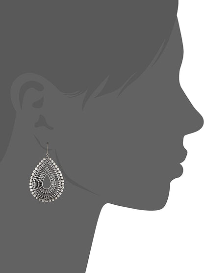 "Blue Moon" Trial Tear Drop Earrings