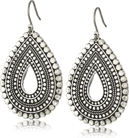 "Blue Moon" Trial Tear Drop Earrings