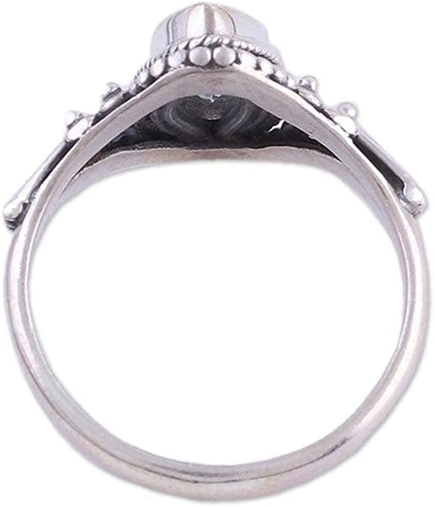 Blue Topaz .925 Sterling Silver Ring, Morning Luxury'