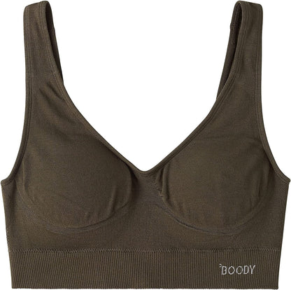 Body Ecowear Women'S Padded Shaper Bra, Wireless, Seamless Stretch, Soft Breathable, Bamboo Viscose