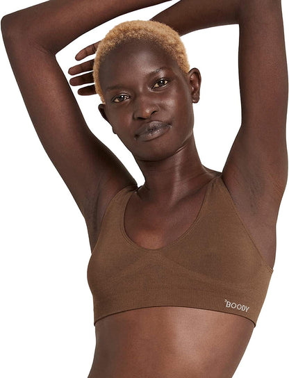 Body Ecowear Women'S Shaper Bra, Wireless, Light Support, Seamless Stretch, Soft Breathable, Bamboo Viscose Nude 6 / Small