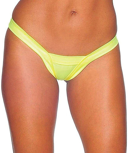 BODYZONE Women'S Comfort V Thong Neon Yellow / One Size