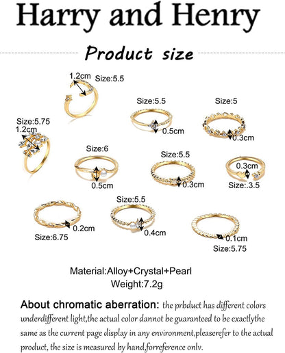 Boho Gold Stacking Rings for Women Gold Knuckle Rings Set Simple Star Moon Flower Rings for Teen Girls Stackable Aesthetic Rings Gifts for Teen Girls