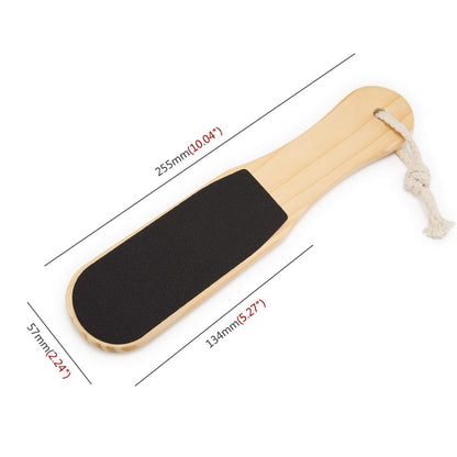 Boobeen Quality Wood Foot File - Double Sided - Foot Callus Remover for Women and Men - Foot Care Pedicure Metal Surface Tool to Remove Hard Skin Health & Beauty > Personal Care > Foot Care Boobeen   