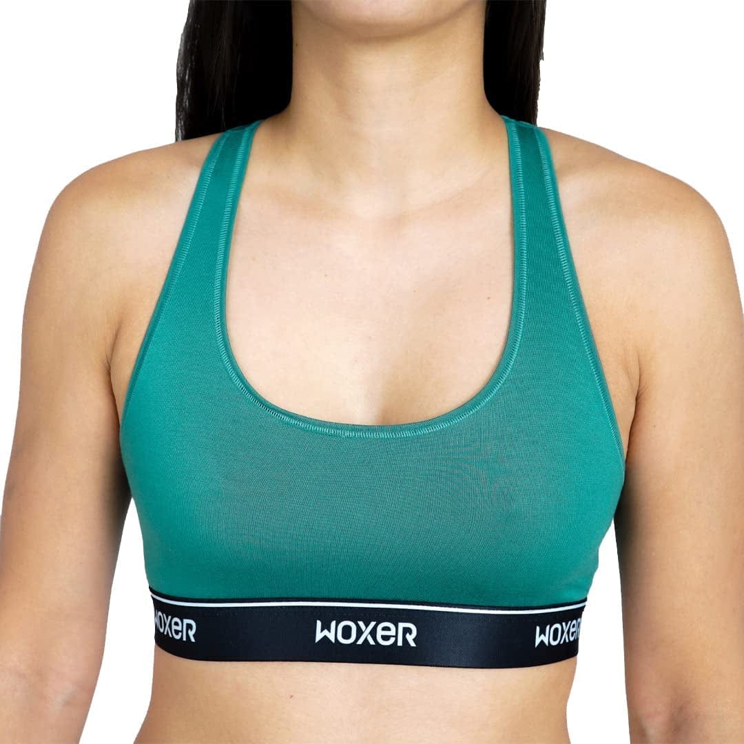 Boss Bralettes for Women - Wireless, Seamless, Comfortable Support Bra Jade / Medium
