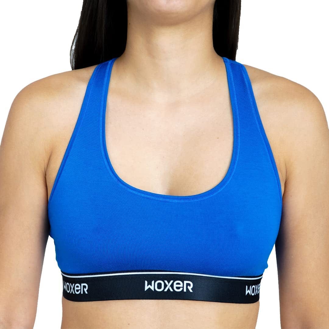 Boss Bralettes for Women - Wireless, Seamless, Comfortable Support Bra Blue / X-Large
