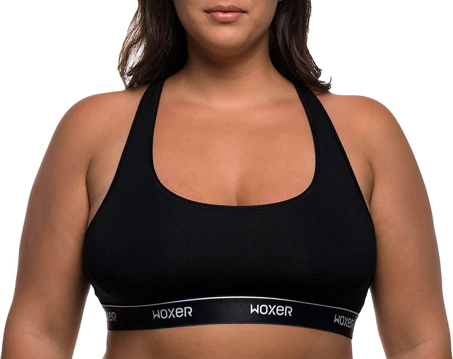 Boss Bralettes for Women - Wireless, Seamless, Comfortable Support Bra Black 2.0 / Large