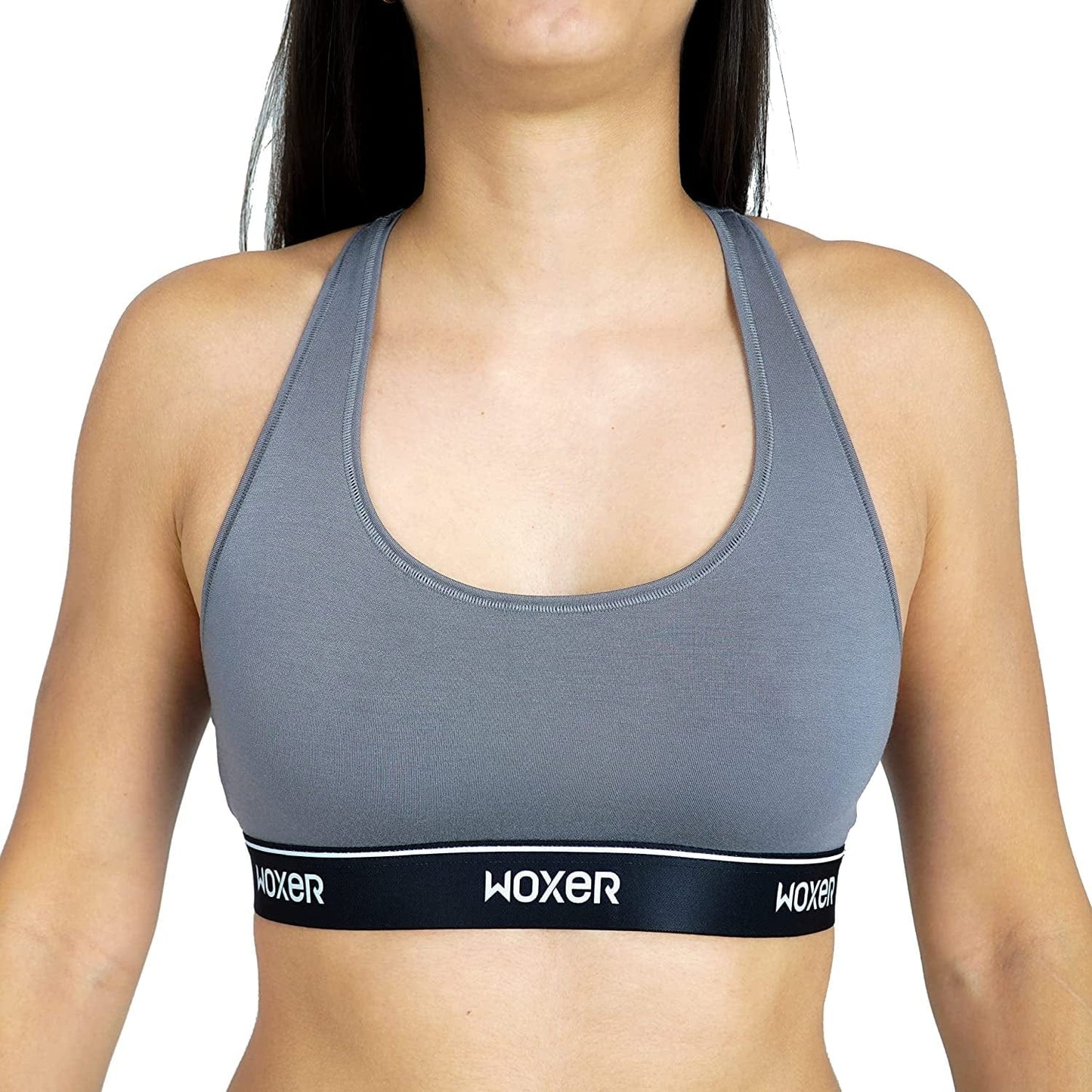 Boss Bralettes for Women - Wireless, Seamless, Comfortable Support Bra Grey / Small