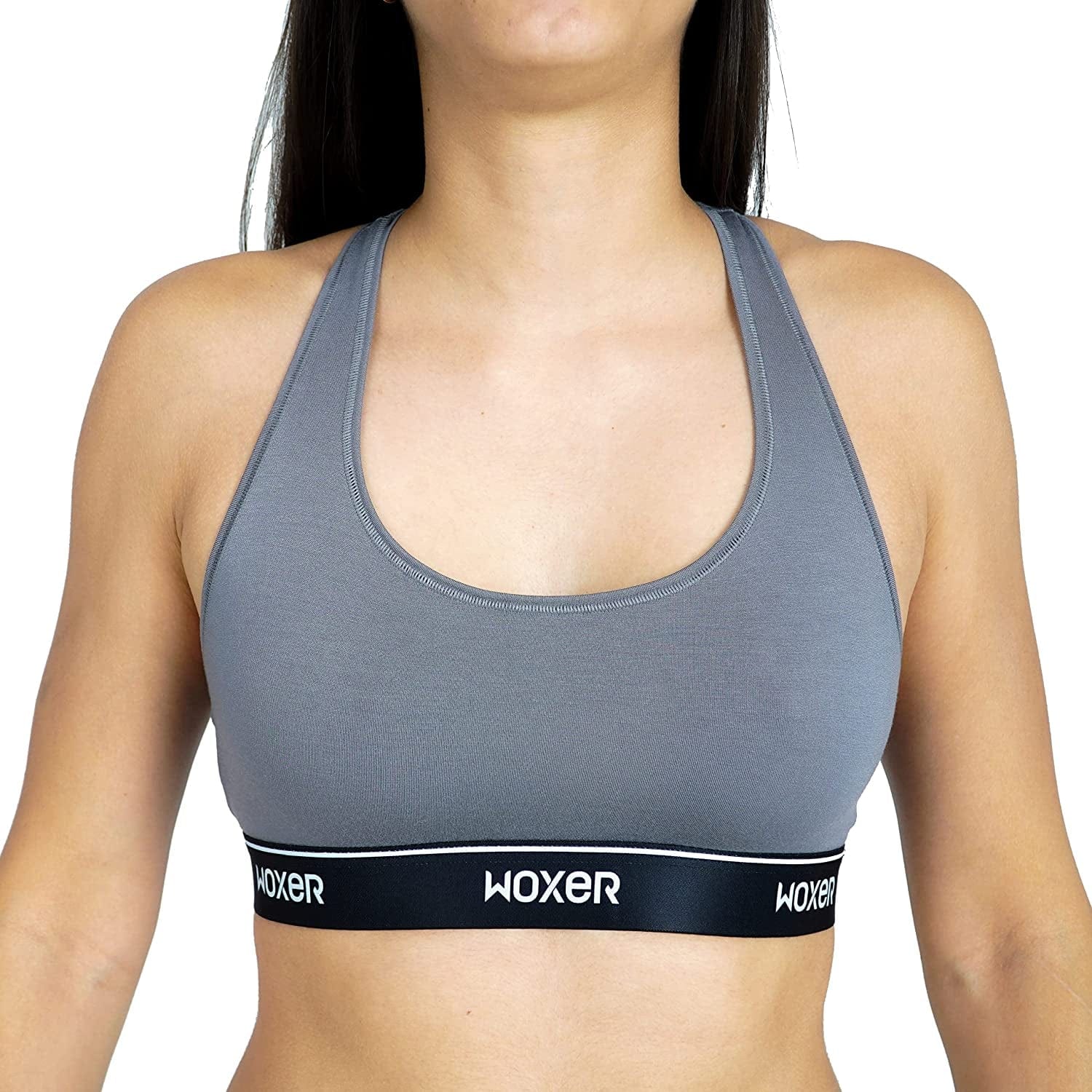 Boss Bralettes for Women - Wireless, Seamless, Comfortable Support Bra Grey / Small
