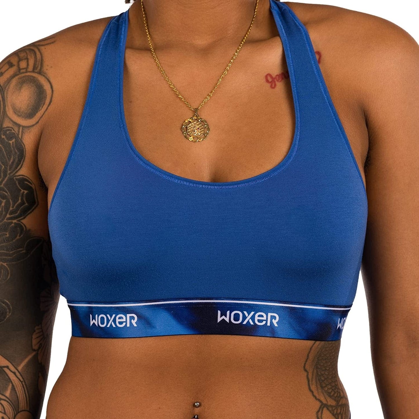 Boss Bralettes for Women - Wireless, Seamless, Comfortable Support Bra Sky / Large