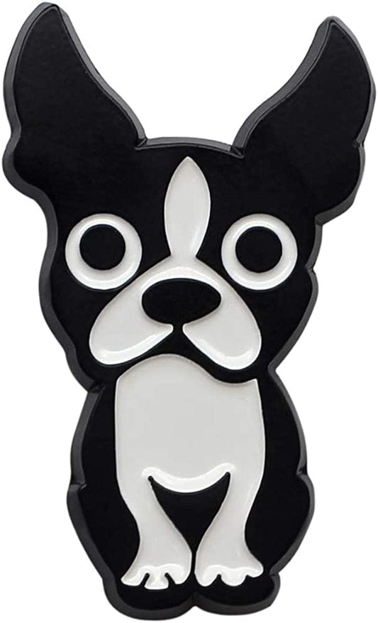 Boston Terrier Enamel Pin Metal Black Dog Brooch Gifts for Dog Lovers Boston Terrier Lapel Pin Jewelry Boston Terrier