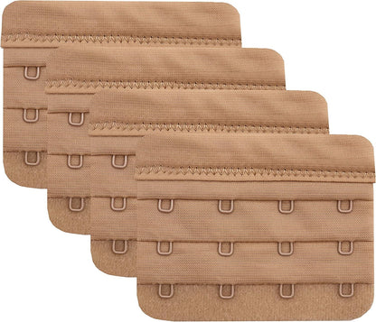 Bra Extender 2 Hook/3 Hook/4 Hook/5 Hook, Soft and Comfortable Bra Extension Bra Extender 4 Hooks-skin Color