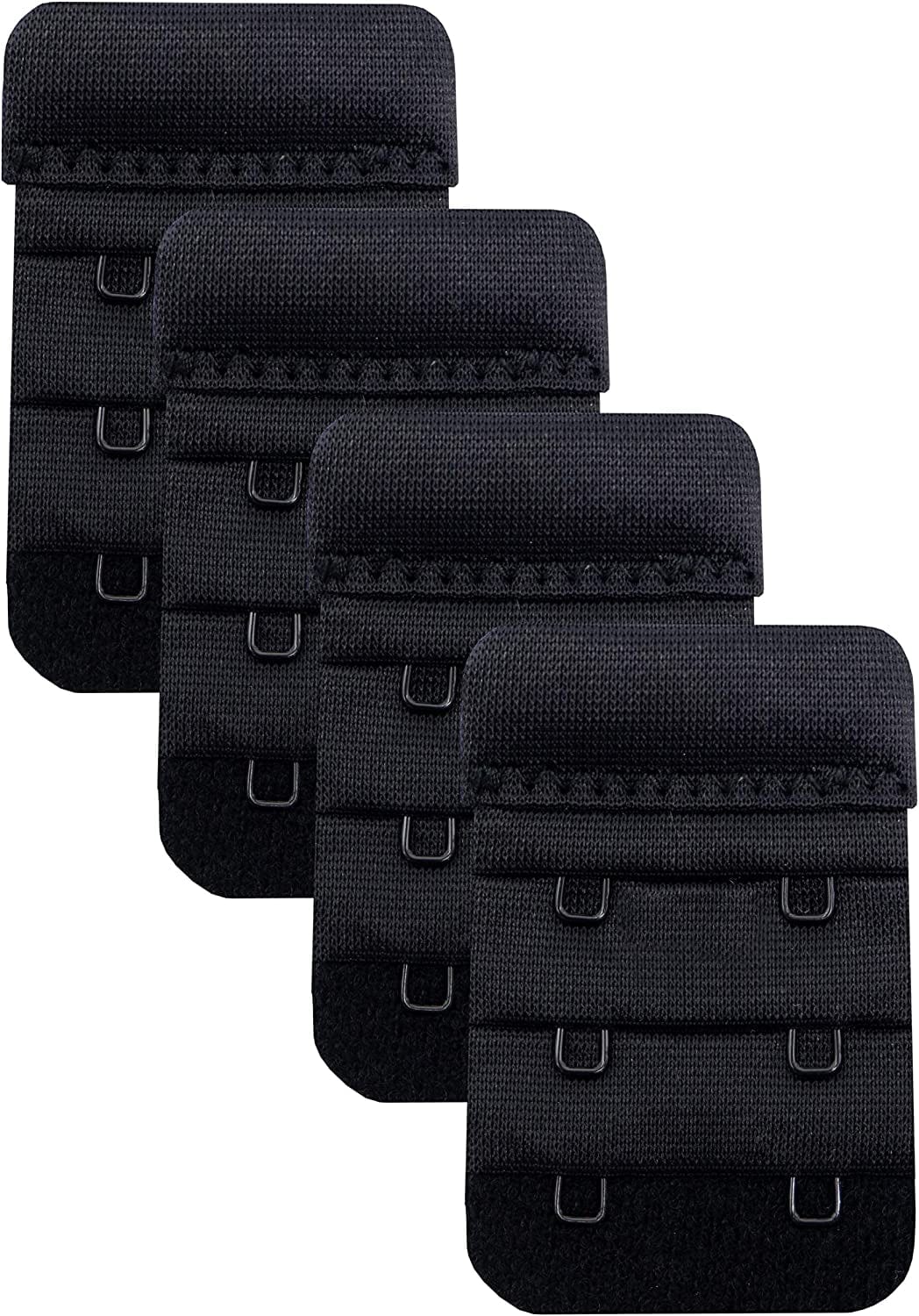 Bra Extender 2 Hook/3 Hook/4 Hook/5 Hook, Soft and Comfortable Bra Extension Bra Extender 2 Hooks-black