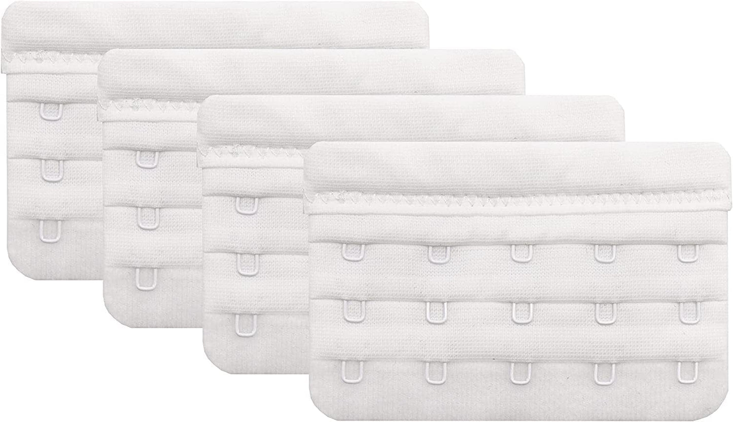 Bra Extender 2 Hook/3 Hook/4 Hook/5 Hook, Soft and Comfortable Bra Extension Bra Extender 5 Hooks-white-4