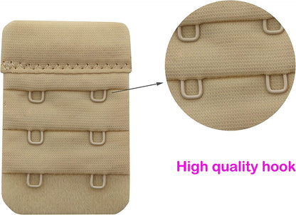 Bra Extender 2 Hook/3 Hook/4 Hook/5 Hook, Soft and Comfortable Bra Extension