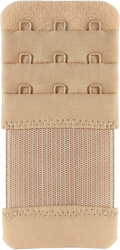 Bra Extender 3 Hook Elastic Stretchy Bra Band Extension 3Pcs-Pack