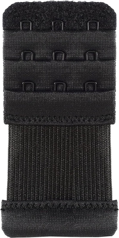 Bra Extender 3 Hook Elastic Stretchy Bra Band Extension 3Pcs-Pack