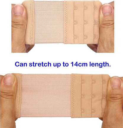 Bra Extender 3 Hook,Stretchy Soft and Comfortable Bra Strap Extender