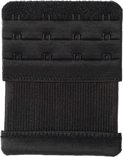 Bra Extenders 4 Hook Elastic Stretchy Bra Extensions Strap Comfortable 3Pcs-Pack