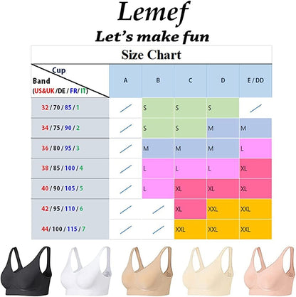 Bras for Women No Underwire Wirefree Bras with Smart Sizes Comfortable Wireless Bras No Padding