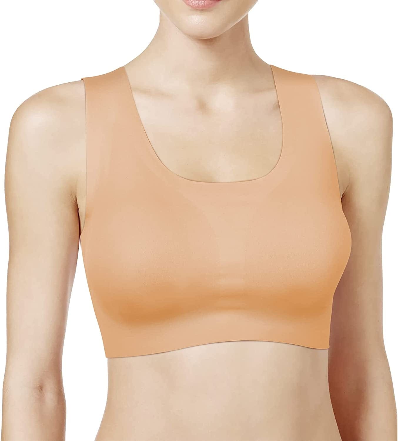 Bras for Women No Underwire Womens Bras Comfort Wireless Bra 2:nude / Small