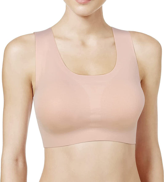 Bras for Women No Underwire Womens Bras Comfort Wireless Bra 3:pink / Medium