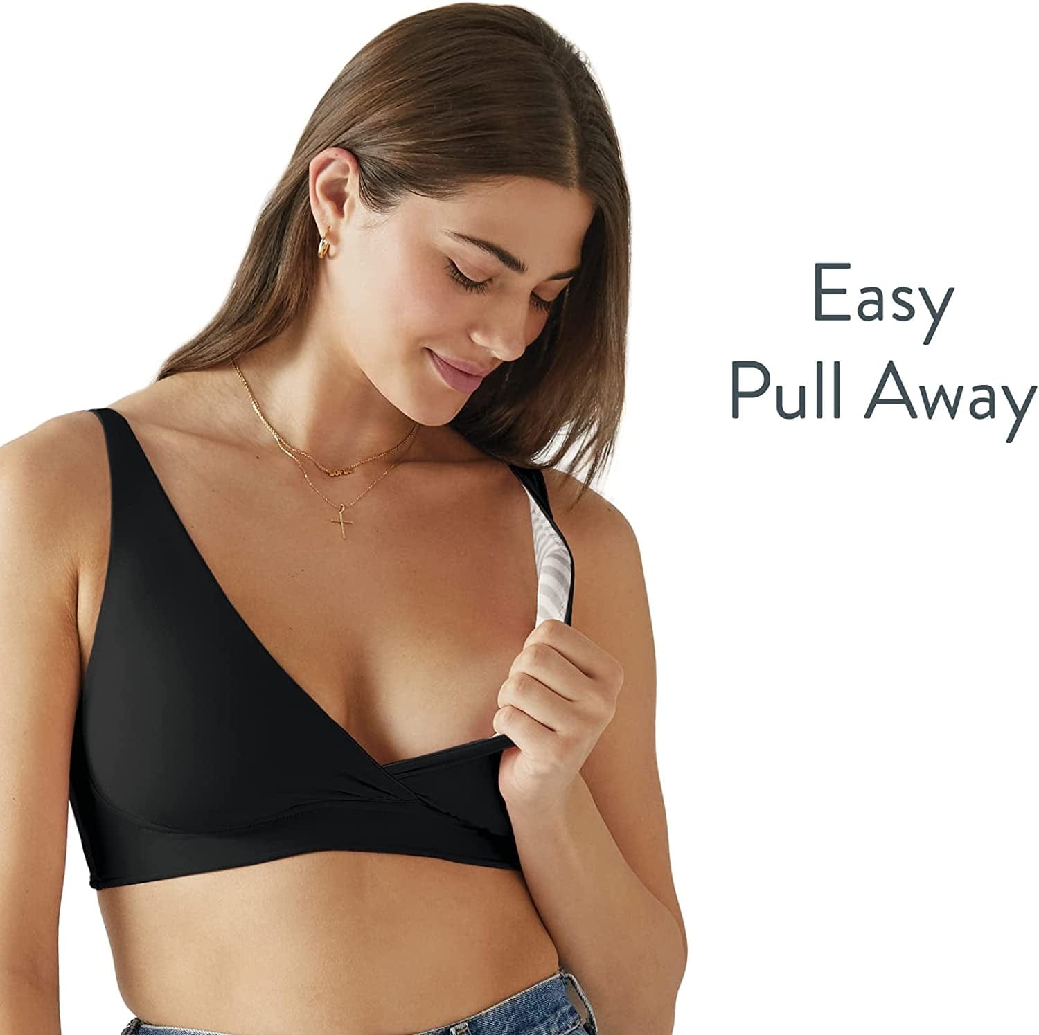 BRAVADO! DESIGNS Maternity and Nursing Sleep Bra Sustainable Ballet Bra for Breastfeeding Regular & Full B - J Cups