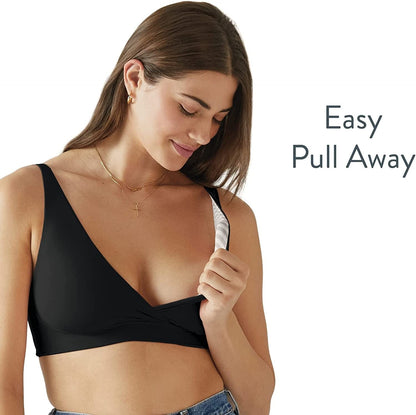BRAVADO! DESIGNS Maternity and Nursing Sleep Bra Sustainable Ballet Bra for Breastfeeding Regular & Full B - J Cups