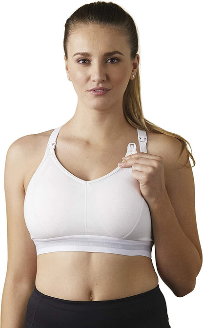 BRAVADO! DESIGNS Original Nursing Maternity Bra Sustainable Regular Full Extended B, C, D, DD/E, DDD/F, G H, I, J Cups White / Regular / Small