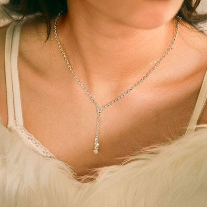 Bride Silver Bridal Necklace Earrings Set Crystal Wedding Jewelry Set Rhinestone Choker Necklace for Women and Girls (3 Piece Set - 2 Earrings and 1 Necklace)(Nk070-2)