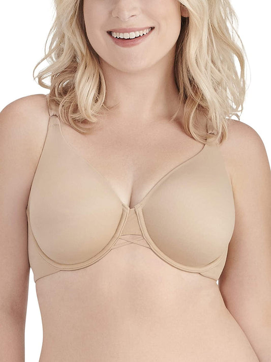 Brilliance by Vanity Fair Women'S Full Figure 2-Ply Back Smoothing Underwire Bra 76571 Honey Beige / 38D