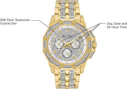 Bulova Men'S Crystal Octava Watch