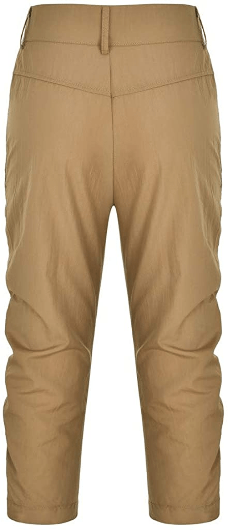 Burband Womens Jersey Capris Cargo Sweatpants Drawstring Waist Cropped Jogger Athletic Sports Gym Pants with Side Pockets Apparel & Accessories > Clothing > Underwear & Socks > Shapewear Burband   
