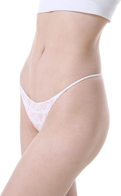 BY.ECG Cotton Thong for Women Sexy Seamless G String Underwear G-String 2 Pack Set