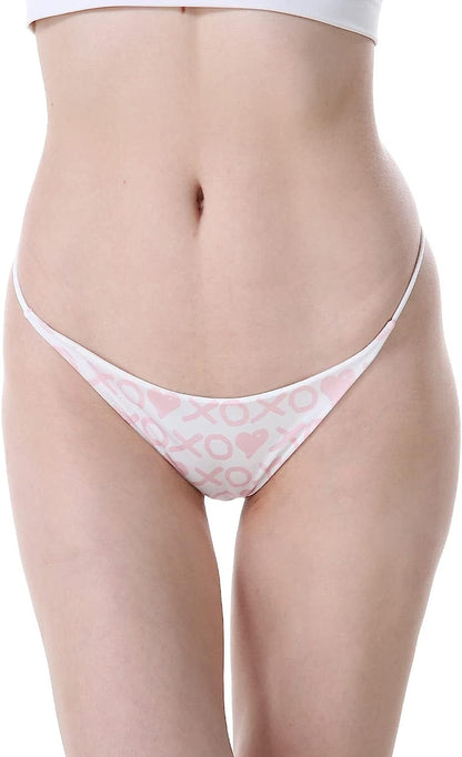 BY.ECG Cotton Thong for Women Sexy Seamless G String Underwear G-String 2 Pack Set