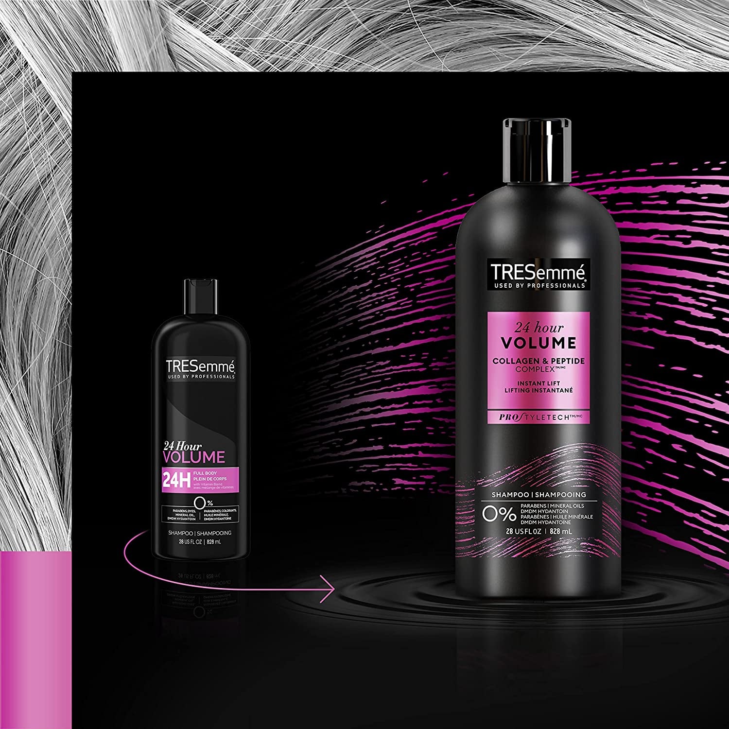 Tresemmé 24 Hour Volume Shampoo for Fine Hair Formulated with Pro Style Technology 28 Oz Health & Beauty > Personal Care > Hair Care TRESemmé   