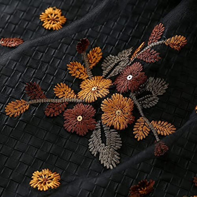 WINCESS.YU Silk Scarf for Women Lightweight Shawls and Wraps for Weddings Fashion Pashmina Shawl Embroidered Scarves Apparel & Accessories > Clothing Accessories > Scarves & Shawls WINCESS.YU   