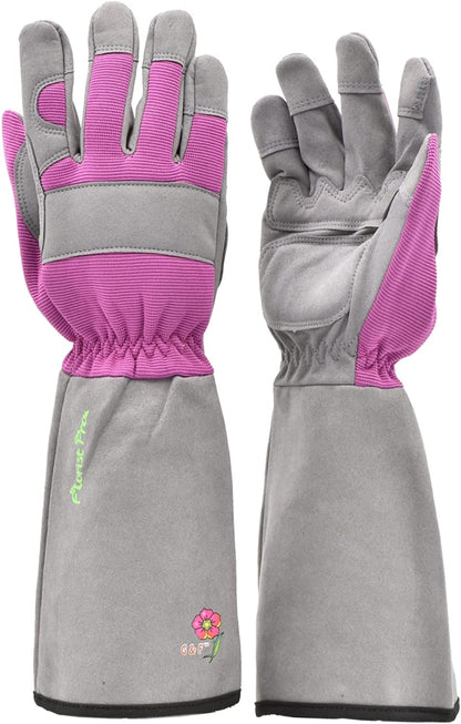 G & F Products Florist Pro Long Sleeve Rose Gardening Gloves Apparel & Accessories > Clothing Accessories > Gloves & Mittens G & F Products Pink  