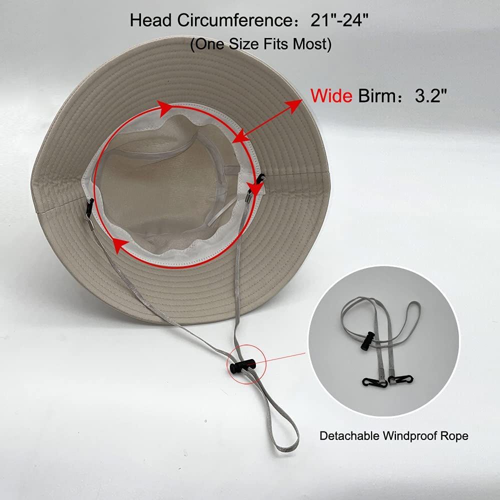 Bucket Hats for Women Men Sun Beach Hat Unisex Washed Cotton Packable Summer Travel Outdoor Fisherman'S Caps UPF 50+ Apparel & Accessories > Clothing Accessories > Hats Fisi   