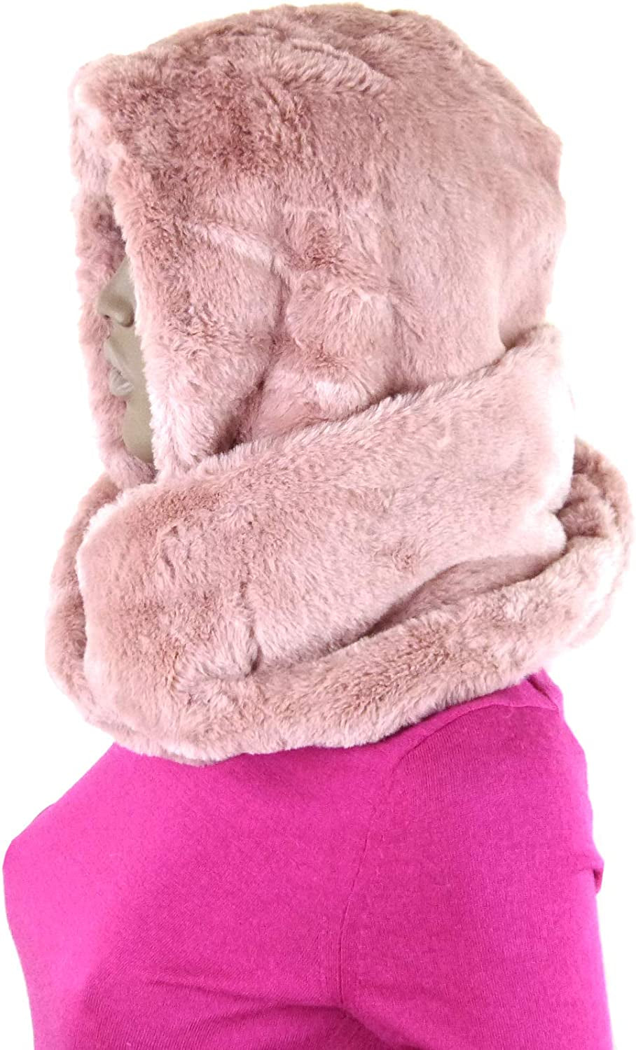 Fashion 21 Women'S Soft Faux Fur Infinity Scarf & Infinity Hood Scarf Head Scarf Wrap (2 Styles) Apparel & Accessories > Clothing Accessories > Scarves & Shawls Fashion 21   