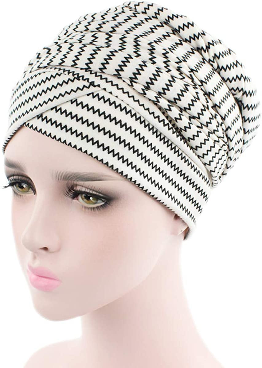 Ever Fairy Turban Head Wrap Scarf,African Women' Soft Long Scarf Shawl Hair Bohemian Headwrap Stretch Headband Tie (2Pack-A) Apparel & Accessories > Clothing Accessories > Scarves & Shawls Ever Fairy   
