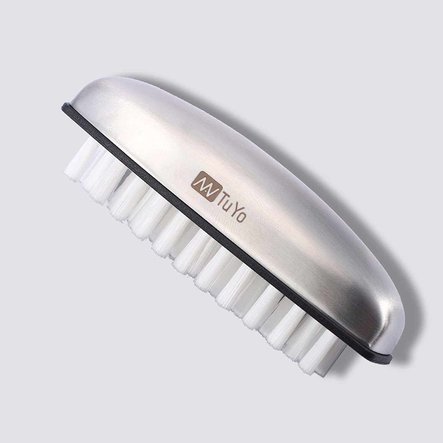 Nail Brush for Cleaning, Fingernail Brush Nail Cleaner Tool, Stainless Steel Hand Finger Toes Brush, Pedicure Nail Scrubber by Nantuyo Health & Beauty > Personal Care > Cosmetics > Cosmetic Tools > Nail Tools NANTuYo   