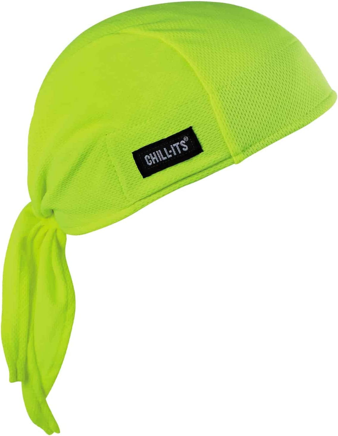 Ergodyne - 12480 Chill Its 6615 Dew Rag, Lined with Terry Cloth Sweatband, Sweat Wicking, Navy Western Apparel & Accessories > Clothing Accessories > Bandanas & Headties Ergodyne Lime  