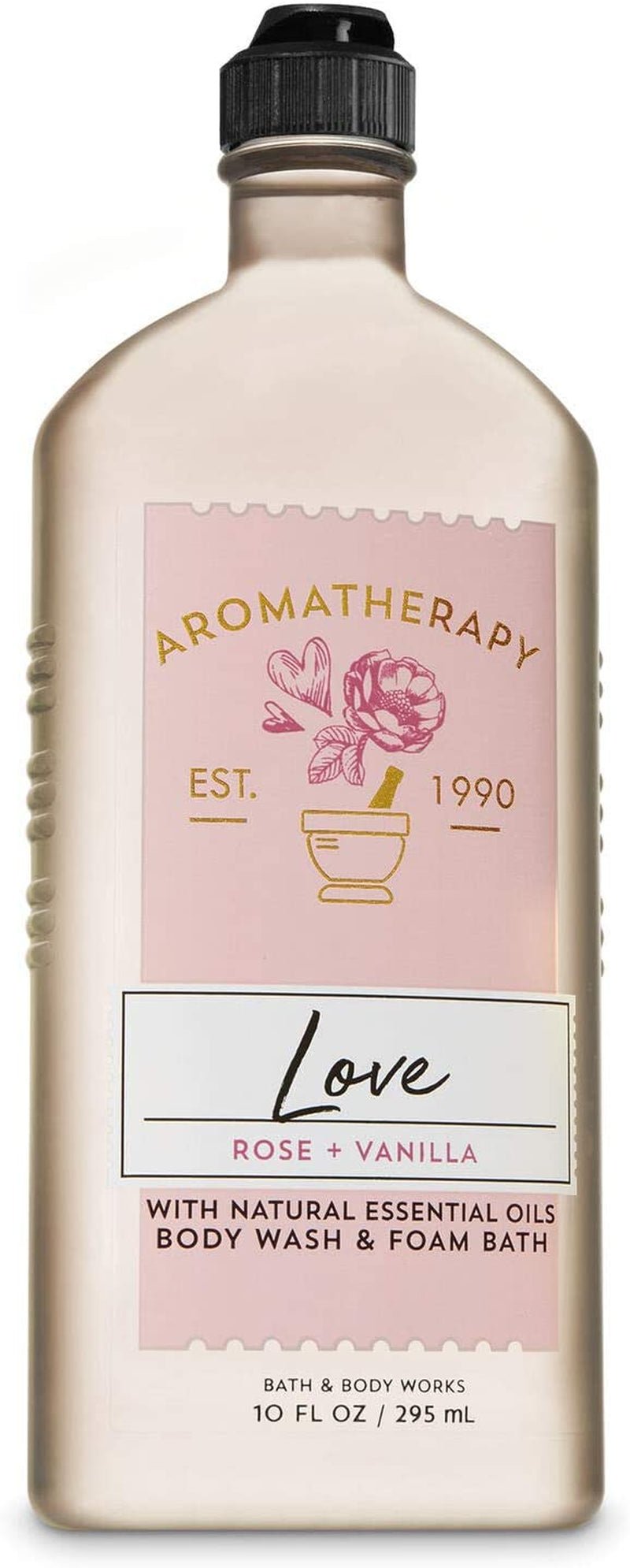 Bath and Body Works Aromatherapy LOVE - ROSE + VANILLA Body Wash and Foam Bath 10 Fluid Ounce Health & Beauty > Personal Care > Cosmetics > Bath & Body Bath & Body Works   