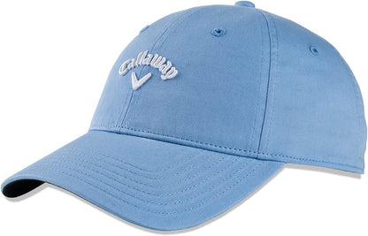 Callaway Golf 2022 Ladies Heritage Twill Adjustable Hat Apparel & Accessories > Clothing Accessories > Hats Callaway Blue/White One Size 