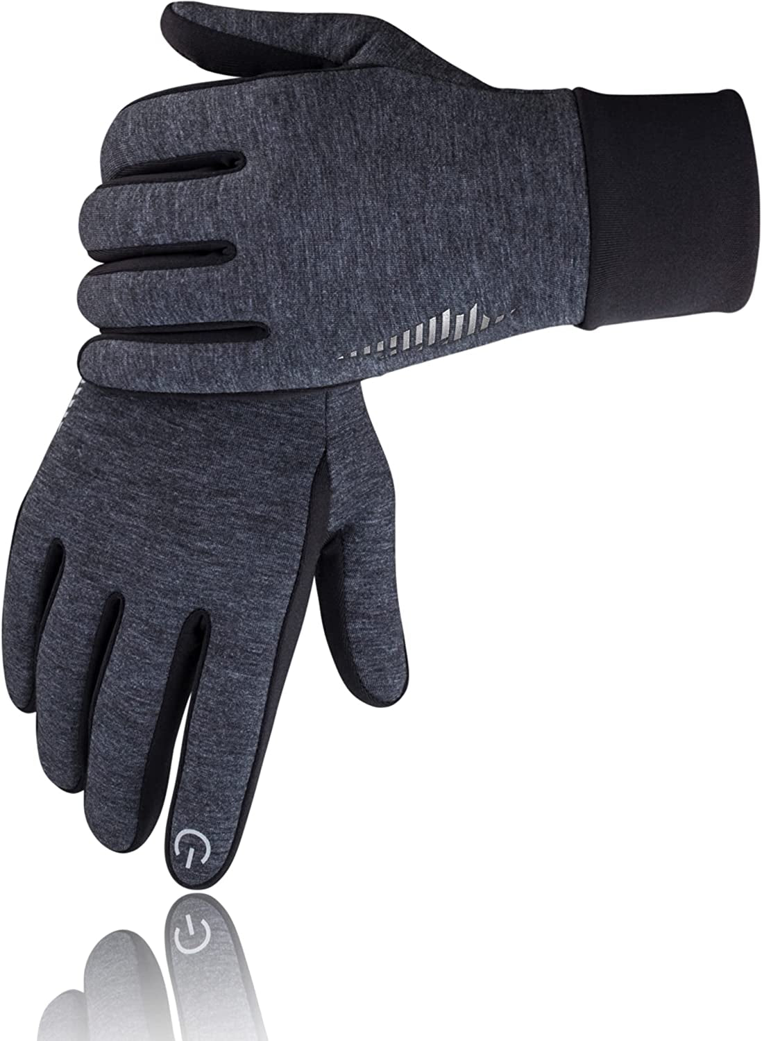 SIMARI Winter Gloves Men Women Touch Screen Glove Cold Weather Warm Gloves Freezer Work Gloves Suit for Running Driving Cycling Working Hiking 102 Apparel & Accessories > Clothing Accessories > Gloves & Mittens SIMARI Grey Medium 