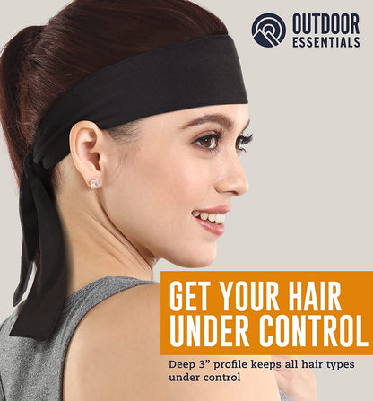 Tie Headband for Women, Men, & Kids - Karate Headband, Ninja Headbands, Tie Headbands for Muay Thai, Softball, Basketball, Sports & Tennis - Pirate & Athletic Headbands - Sweat Wicking Headband Apparel & Accessories > Clothing Accessories > Bandanas & Headties OutdoorEssentials   