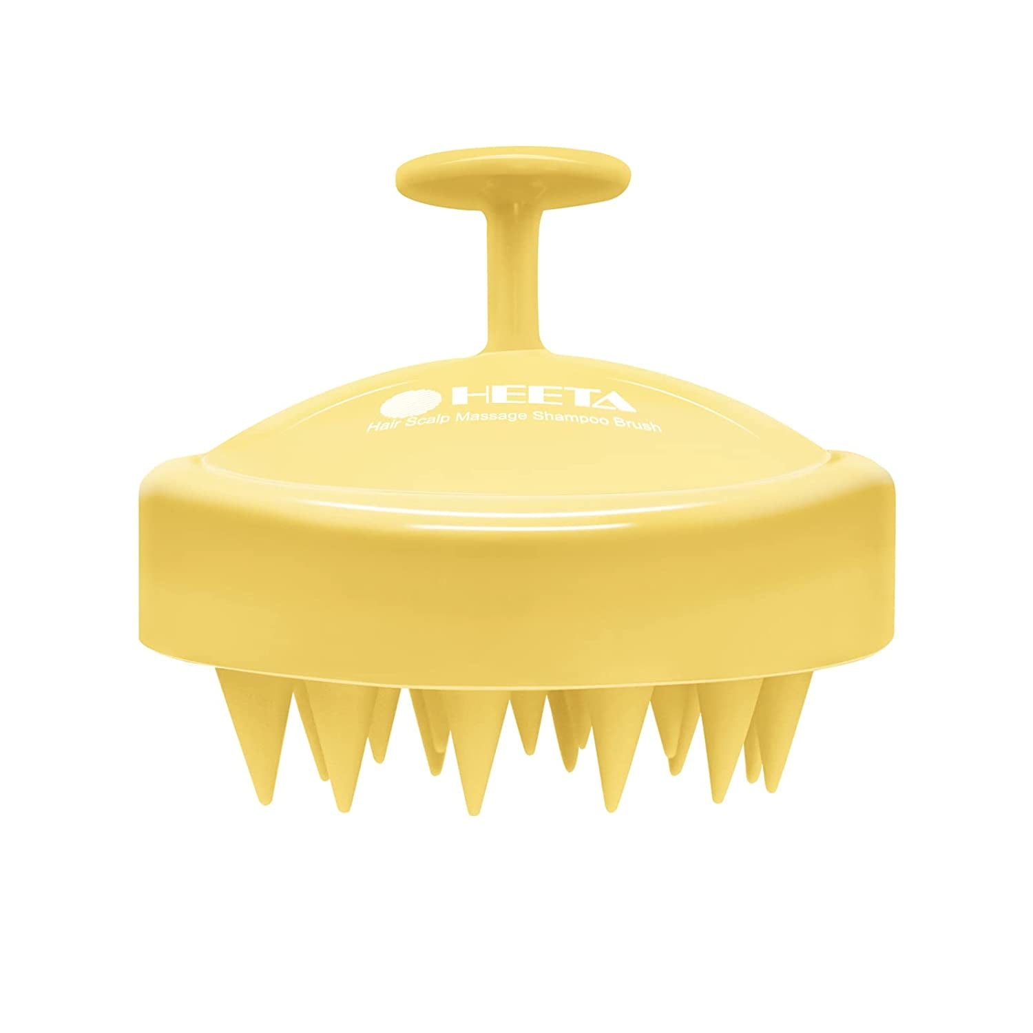 Hair Shampoo Brush, HEETA Scalp Care Hair Brush with Soft Silicone Scalp Massager (Black) Health & Beauty > Personal Care > Hair Care HEETA Yellow  